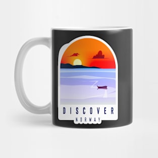 Discover Norway Sticker, for Norway lovers, Norway Mug